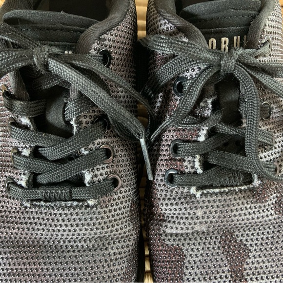 NOBULL Outwork Black And Gray Camouflage Trainers W 6.5 M 5 - Picture 4 of 14